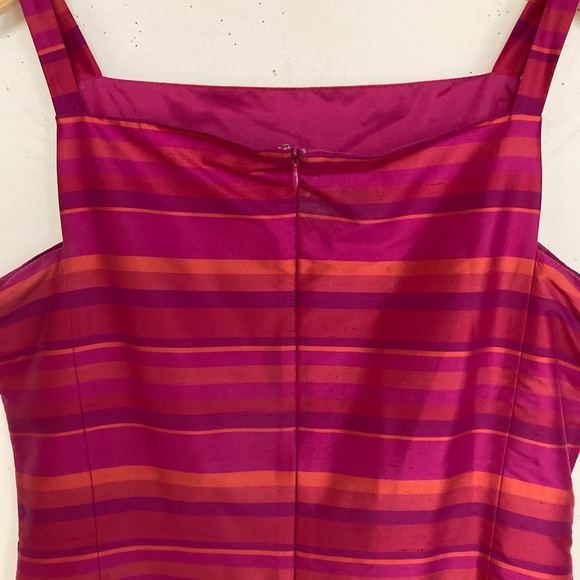 YVES COSSETTE DEPECHE MODE 100% SILK DRESS Size 16 - Picture 4 of 8